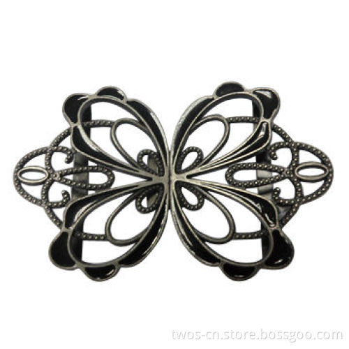 Metal Buckle, Fancy Butterfly Design, Customized Colors are Accepted